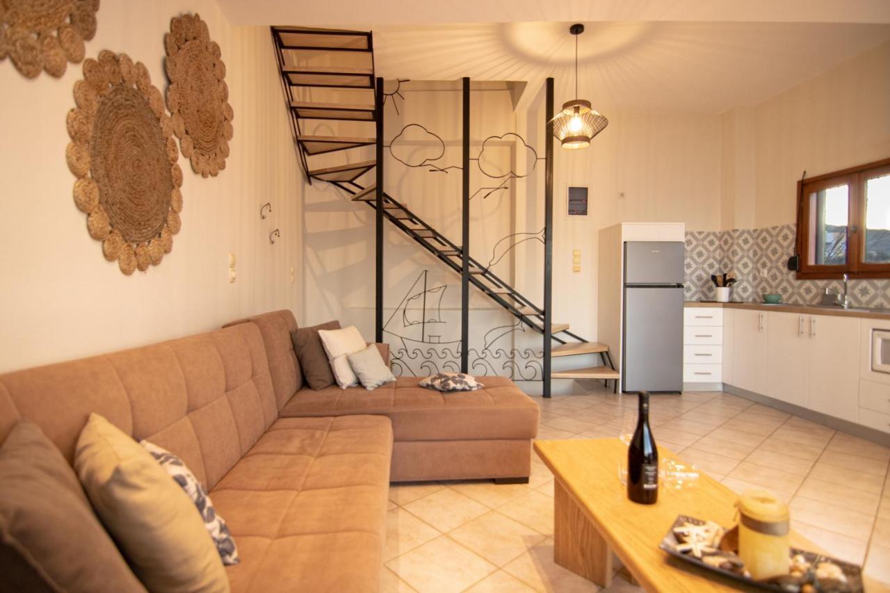 מוכלוס The Island House - Family Size Apt - Overlooking The Aegean - 3 Steps From The Beach מראה חיצוני תמונה